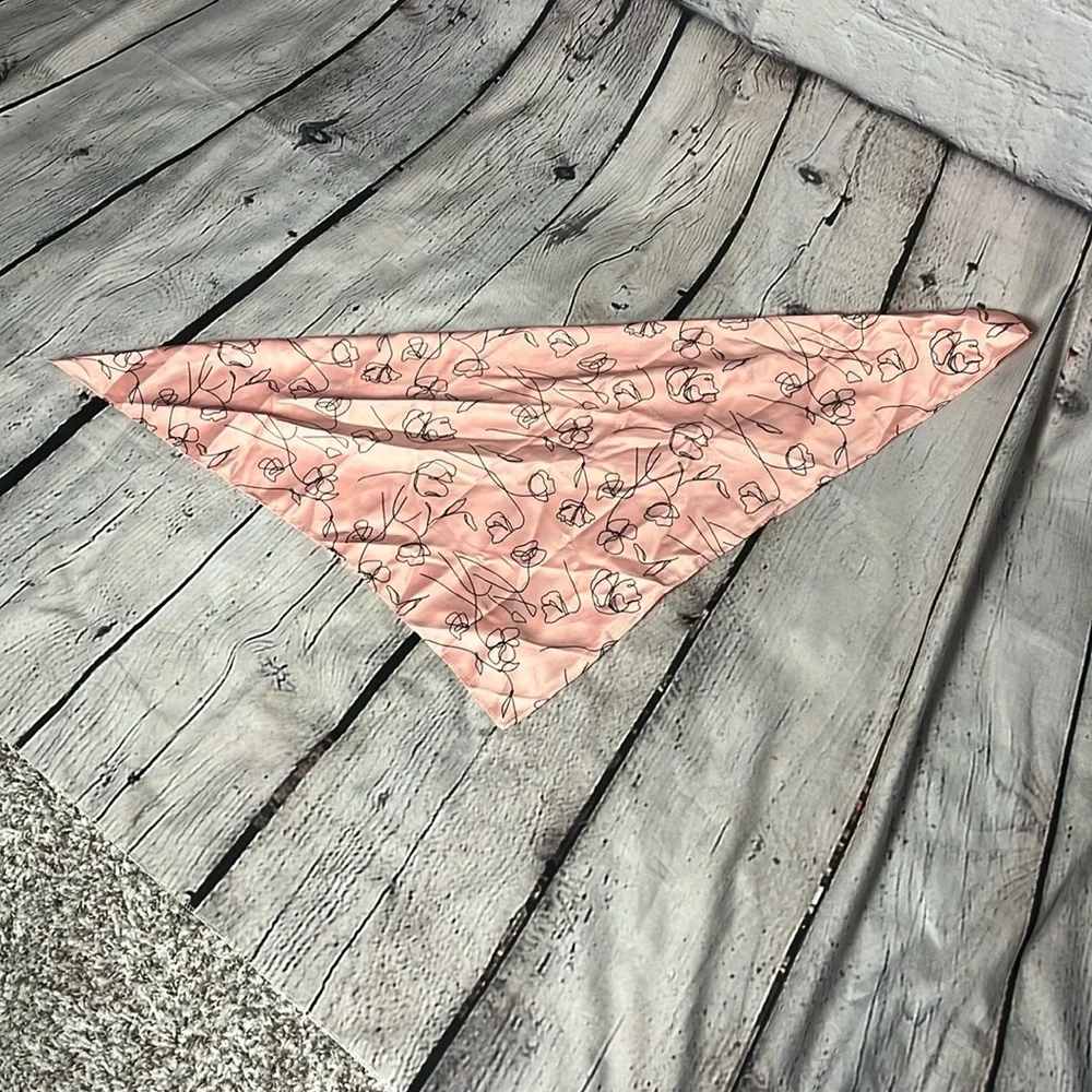 Add On Floral Pink Scarf
